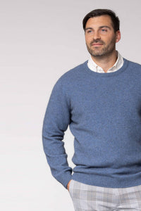 Possum Merino Cambridge Crew Neck Knit