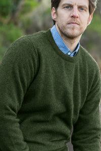 Possum Merino Cambridge Crew Neck Knit