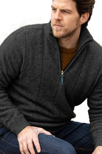 Possum Merino Javelin Zip Neck Knit