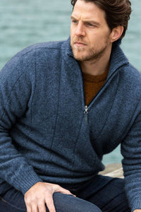 Possum Merino Javelin Zip Neck Knit