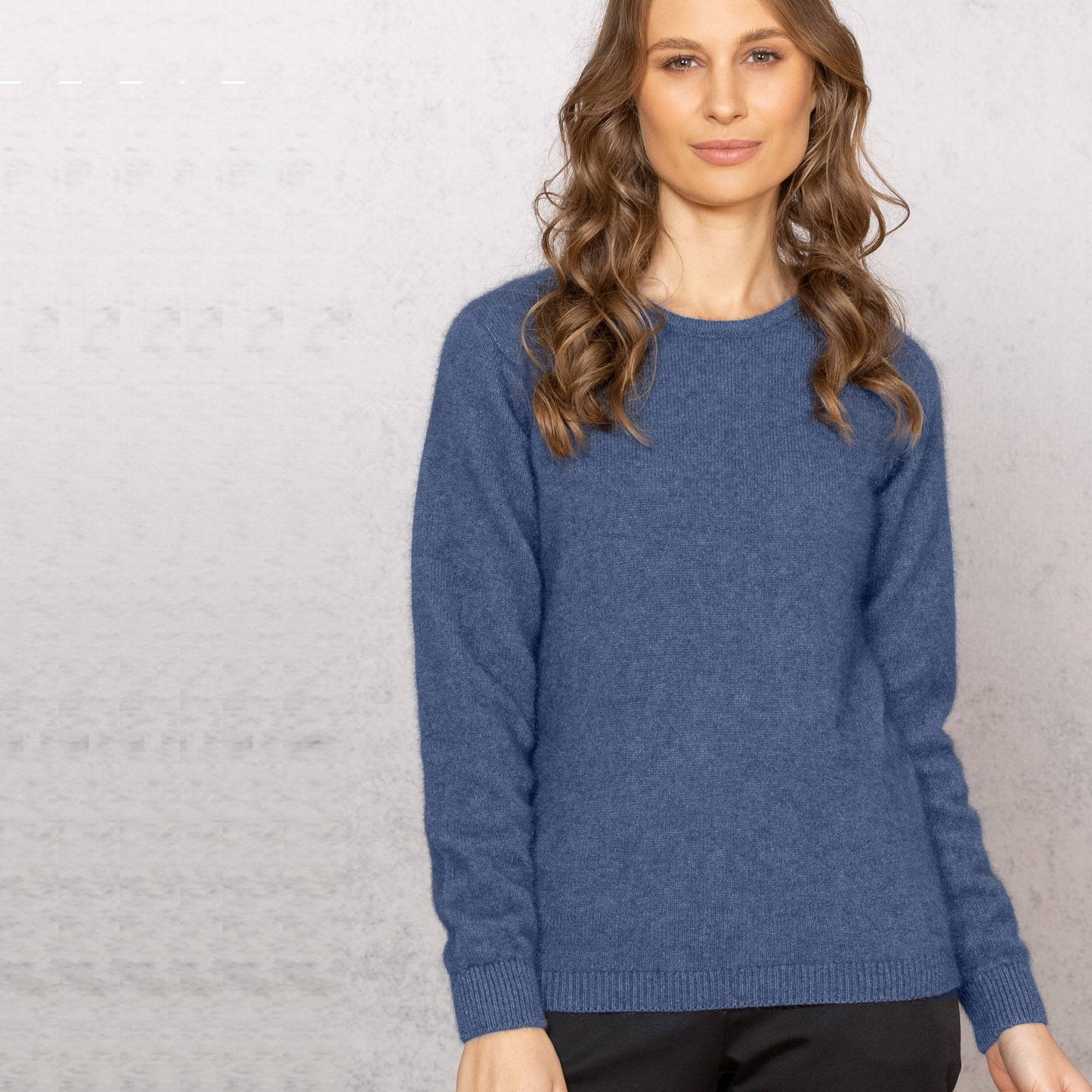 Possum Merino Plain Crew Knit