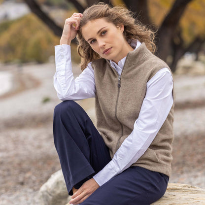 Women's Possum Merino Gilet