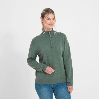 Polperro Pima Cotton Quarter Zip