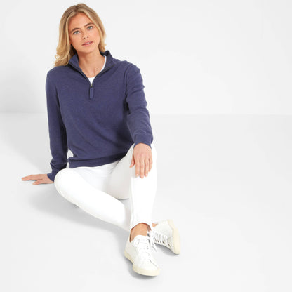 Polperro Pima Cotton Quarter Zip