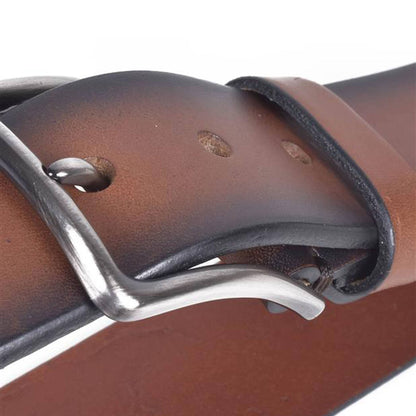 Plain Jeans Leather Belt
