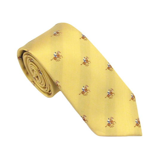 Horse Racing Silk Tie