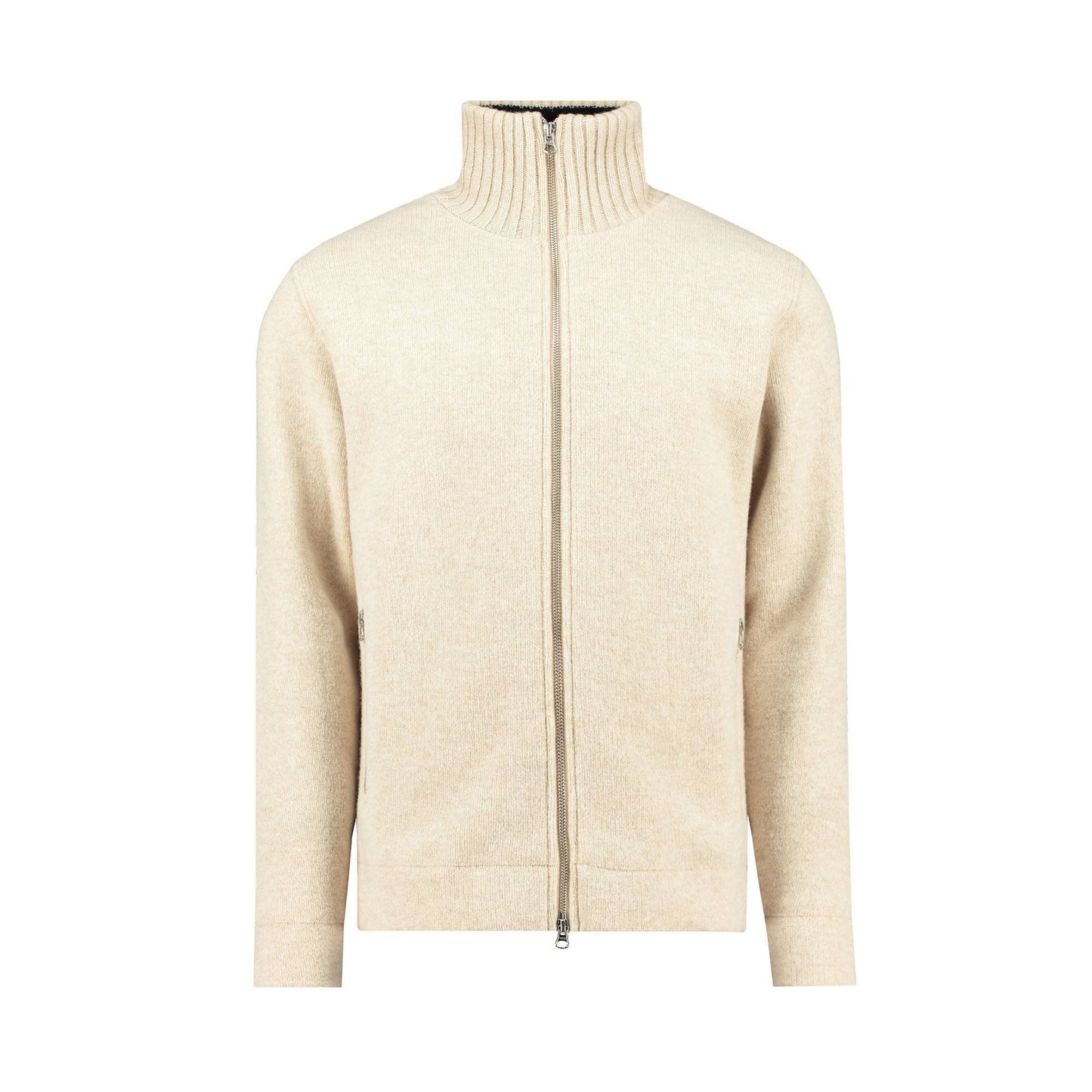 Mans Windproof Full Zip Knit