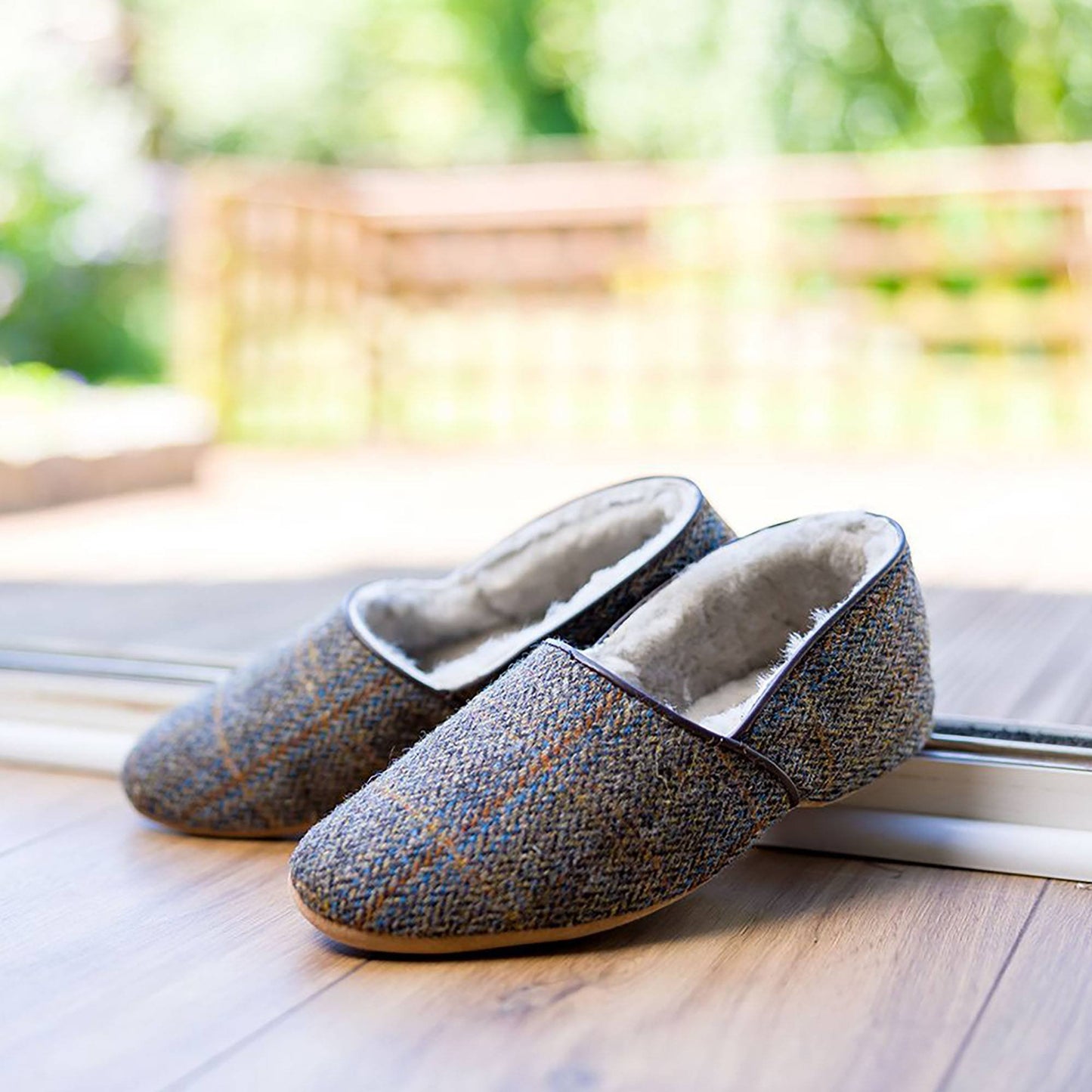 Lewis Harris Tweed Slipper