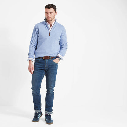 Porthmeor Pima Cotton Quarter Zip