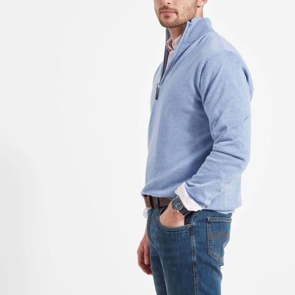 Porthmeor Pima Cotton Quarter Zip