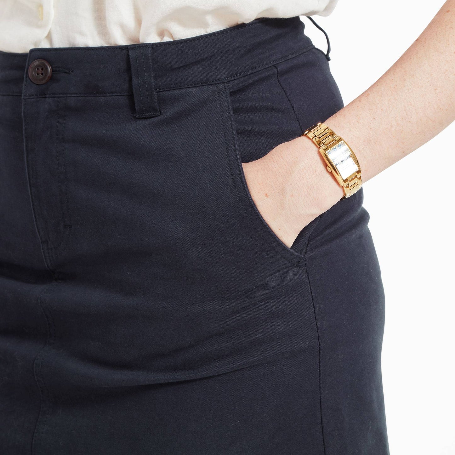 Lily Cotton Stretch Skirt