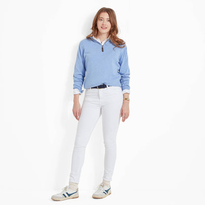 Polperro Pima Cotton Quarter Zip