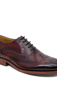 Liffey Handbrushed Brogue Shoe