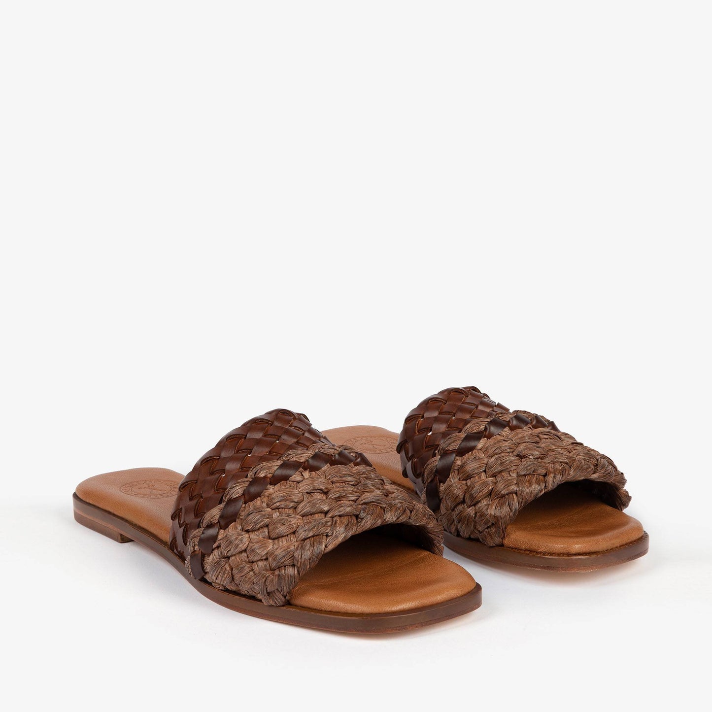Kalahari Braided Raffia Mule