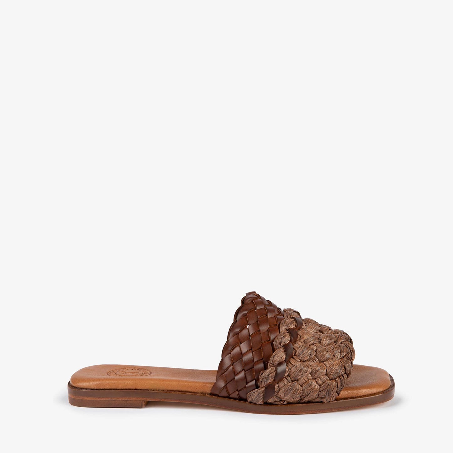 Kalahari Braided Raffia Mule