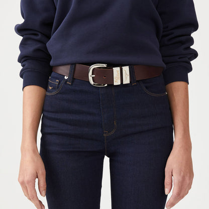 Drover Nickel/Brass Belt