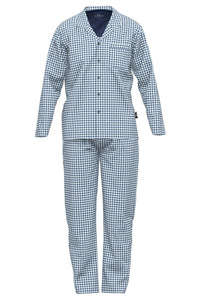 Cotton Small Check Pyjamas