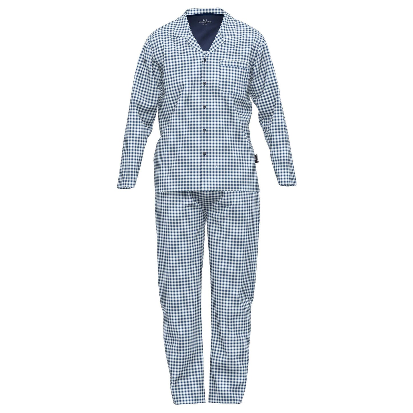 Cotton Small Check Pyjamas