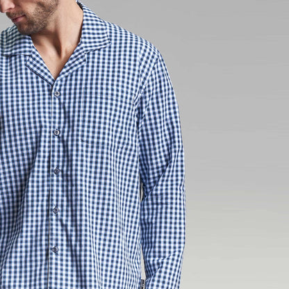 Cotton Small Check Pyjamas