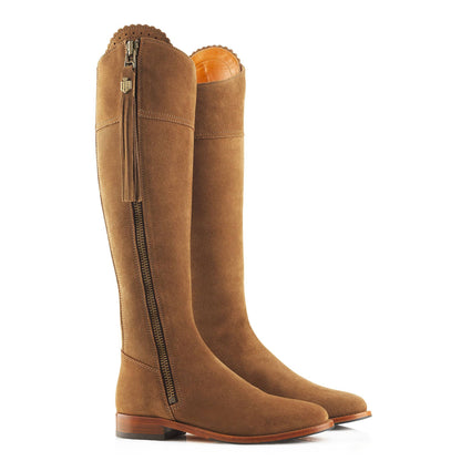 Flat Suede Regina Boot