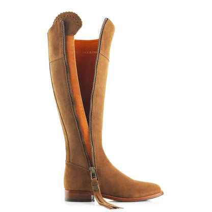 Flat Suede Regina Boot