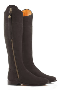 Flat Suede Regina Boot