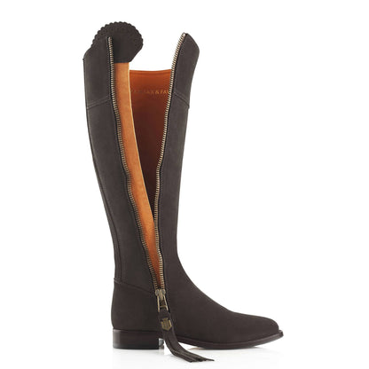 Flat Suede Regina Boot