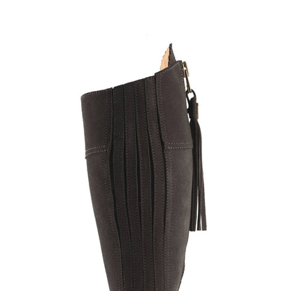 Flat Suede Regina Boot