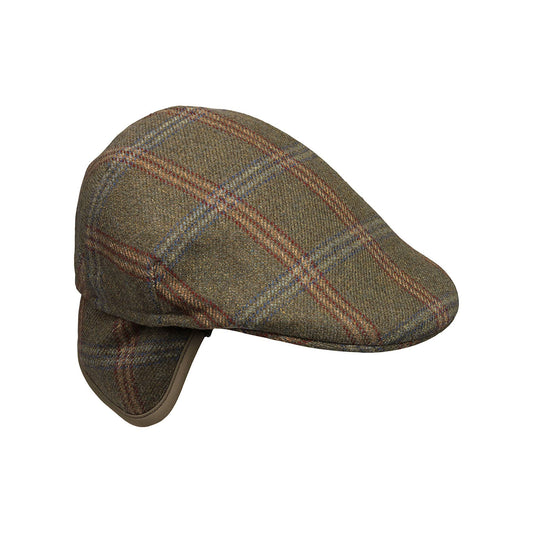 Laksen Chester Ghilles flat Cap with Ear Warmers 62-63cm
