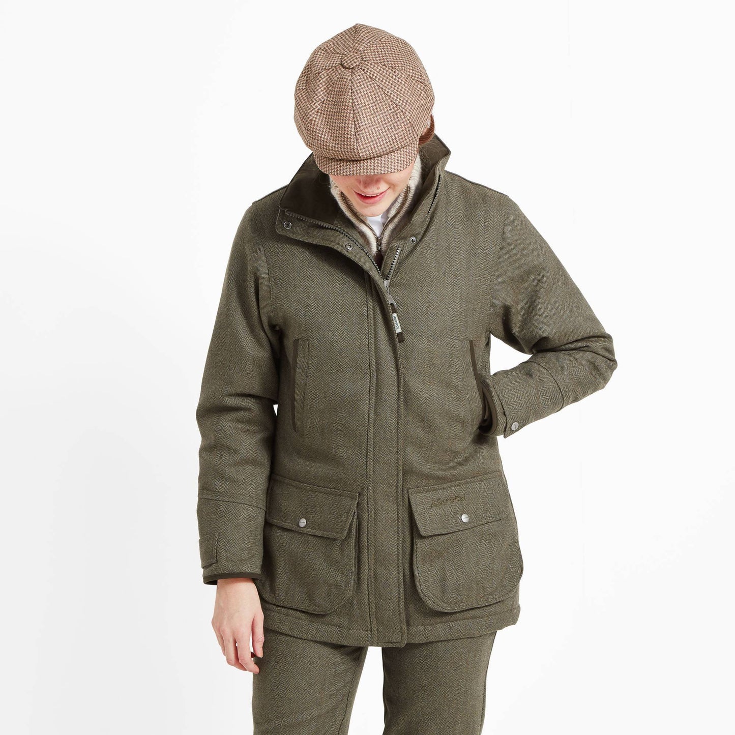 Ladies Ptarmigan Tweed Shooting Coat