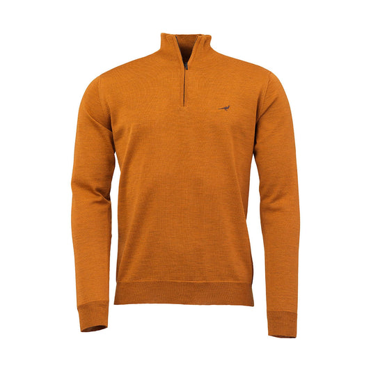 Norfolk Quarter Zip Neck Merino Knit