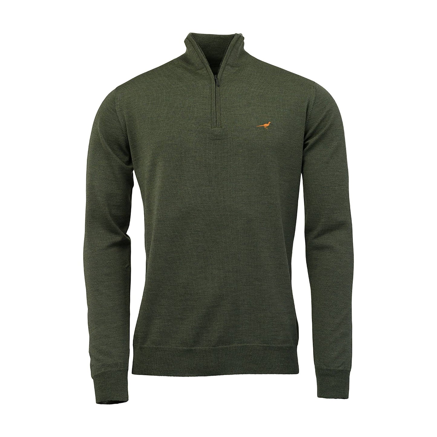 Norfolk Quarter Zip Neck Merino Knit