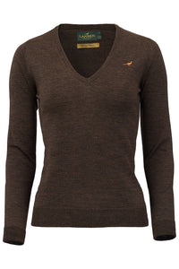 Camilla V-neck Merino Wool