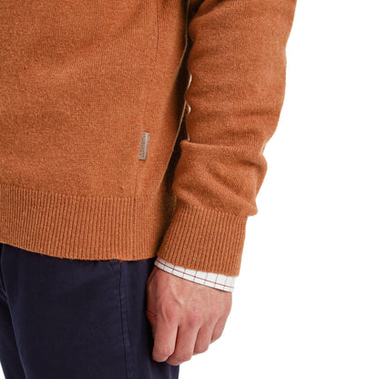 Lewis Lambswool Quarter Zip Jumper