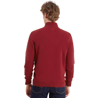 Lewis Lambswool Quarter Zip Jumper