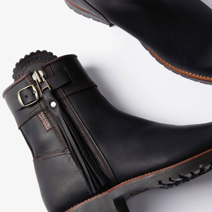 Inclement Cropped Tassel Boot
