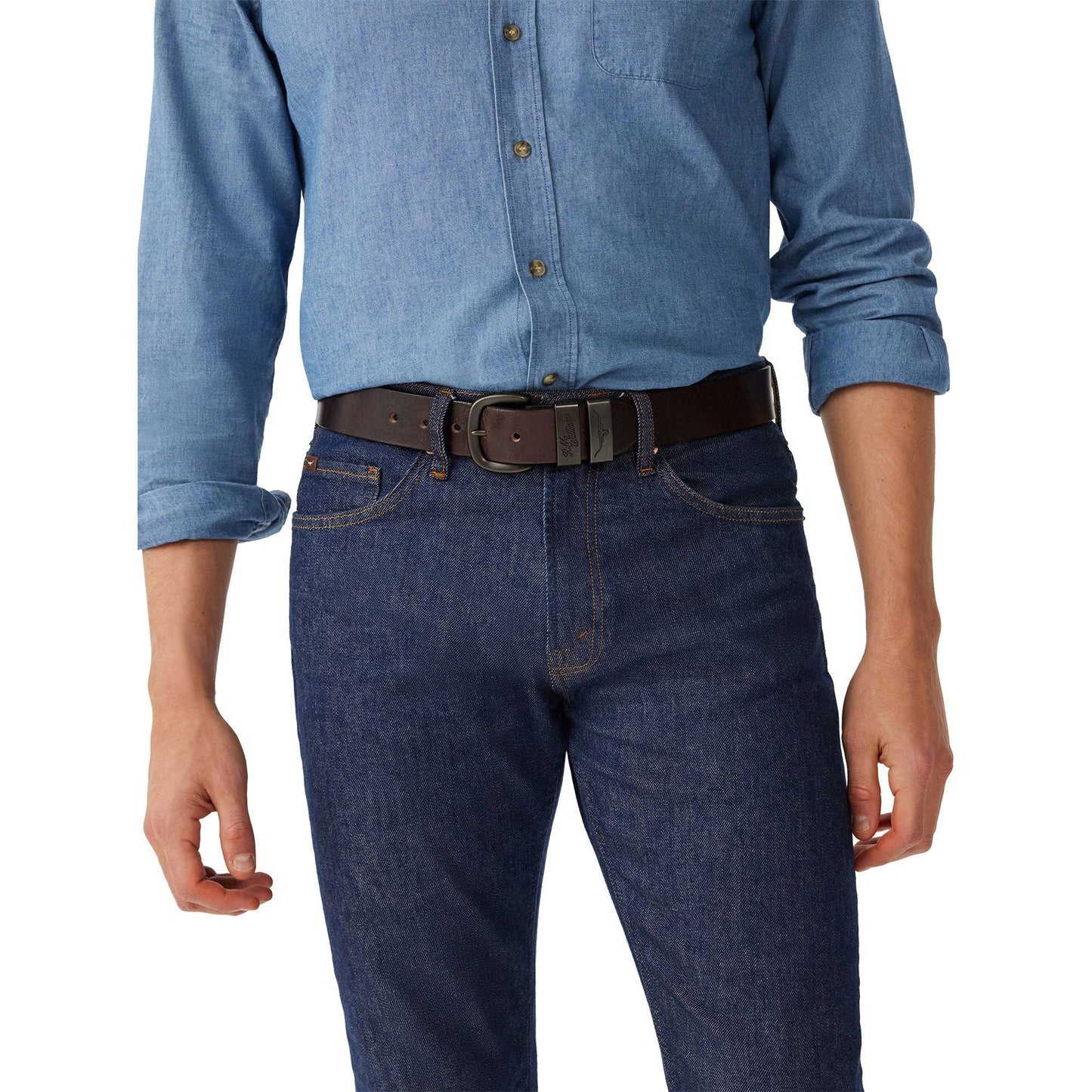 Drover Belt Rustic Buckle