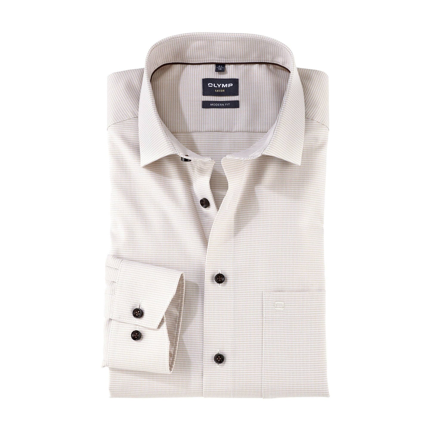 Luxor Modern Fit Neat Dogtooth Shirt