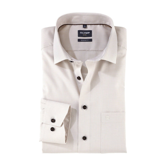 Luxor Modern Fit Neat Dogtooth Shirt