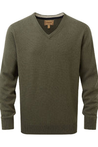 Lewis Lambswool V Neck Jumper