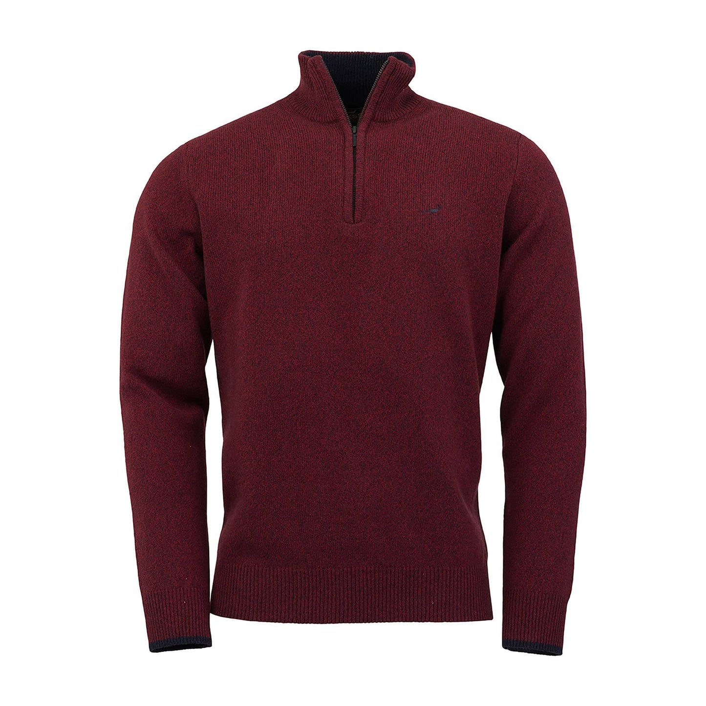 Brompton Quarter Zip Lambswool Knit