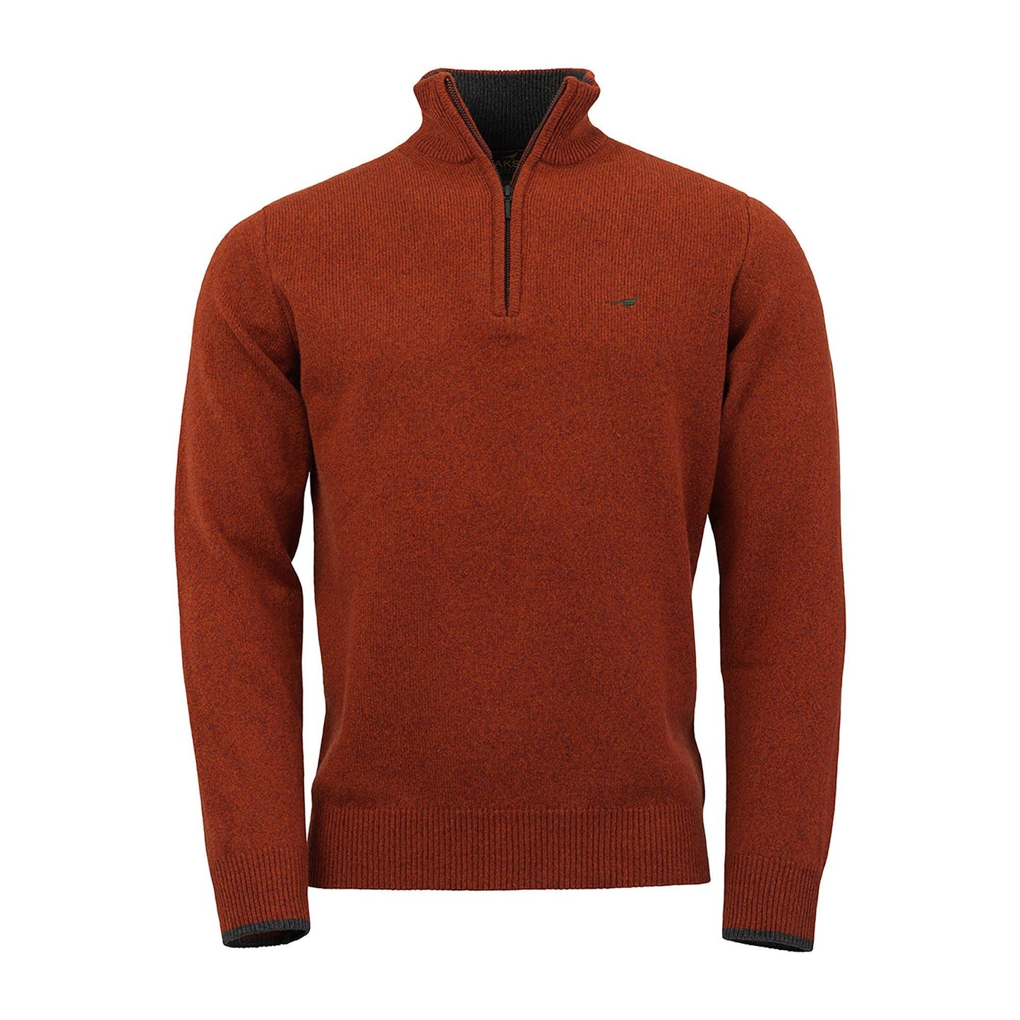 Brompton Quarter Zip Lambswool Knit