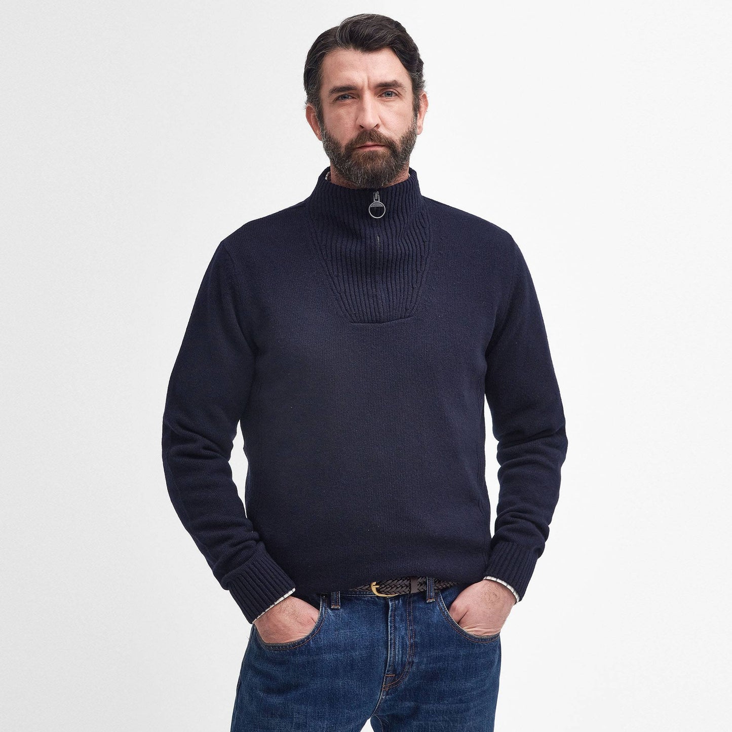Nelson Essential Half Zip Knitted Jumper