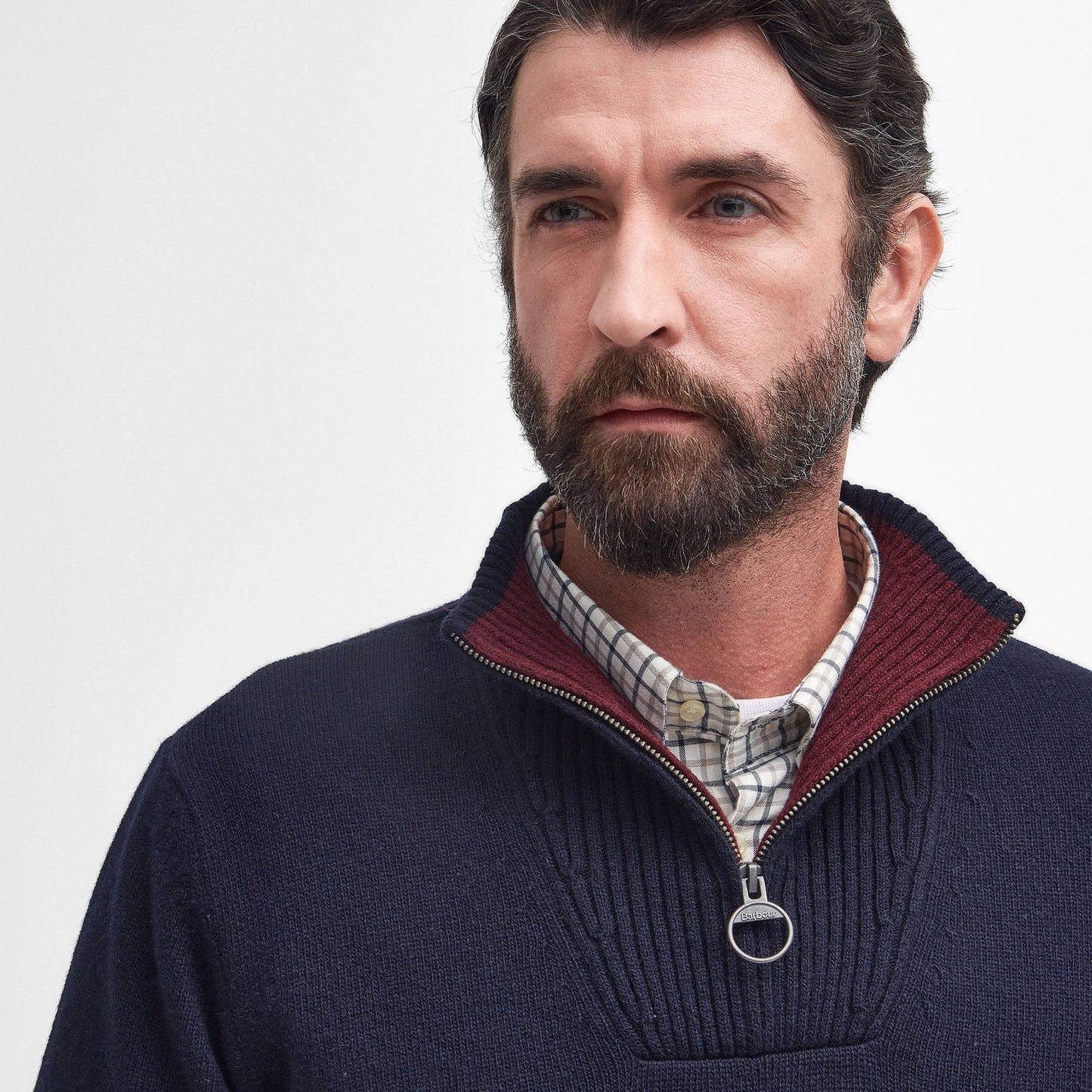 Nelson Essential Half Zip Knitted Jumper