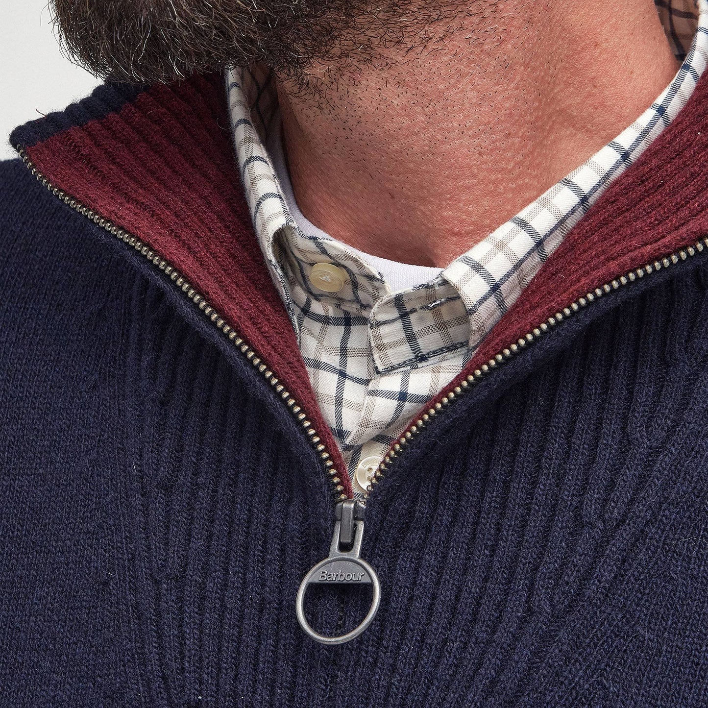 Nelson Essential Half Zip Knitted Jumper