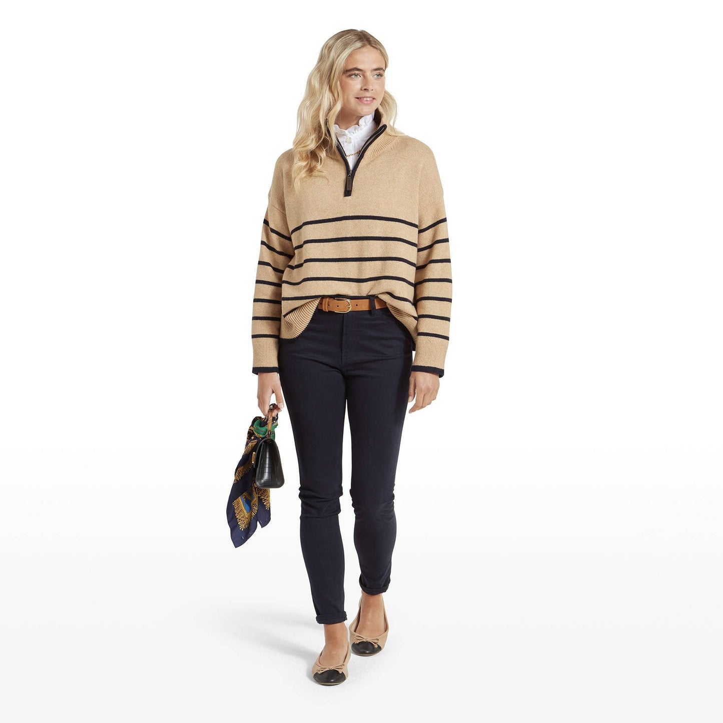 Sandsend Quarter Zip Jumper