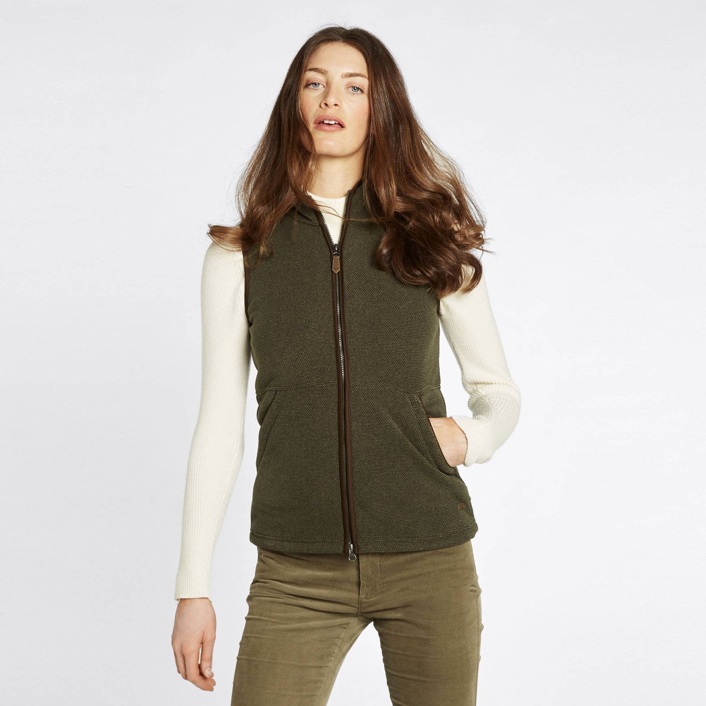 Carbury Textured Fleece Gilet
