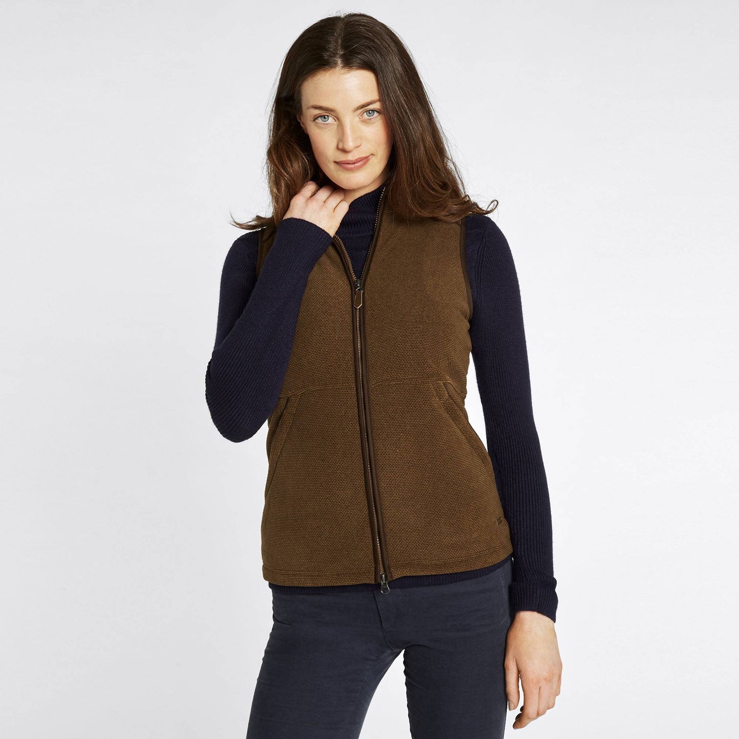 Carbury Textured Fleece Gilet