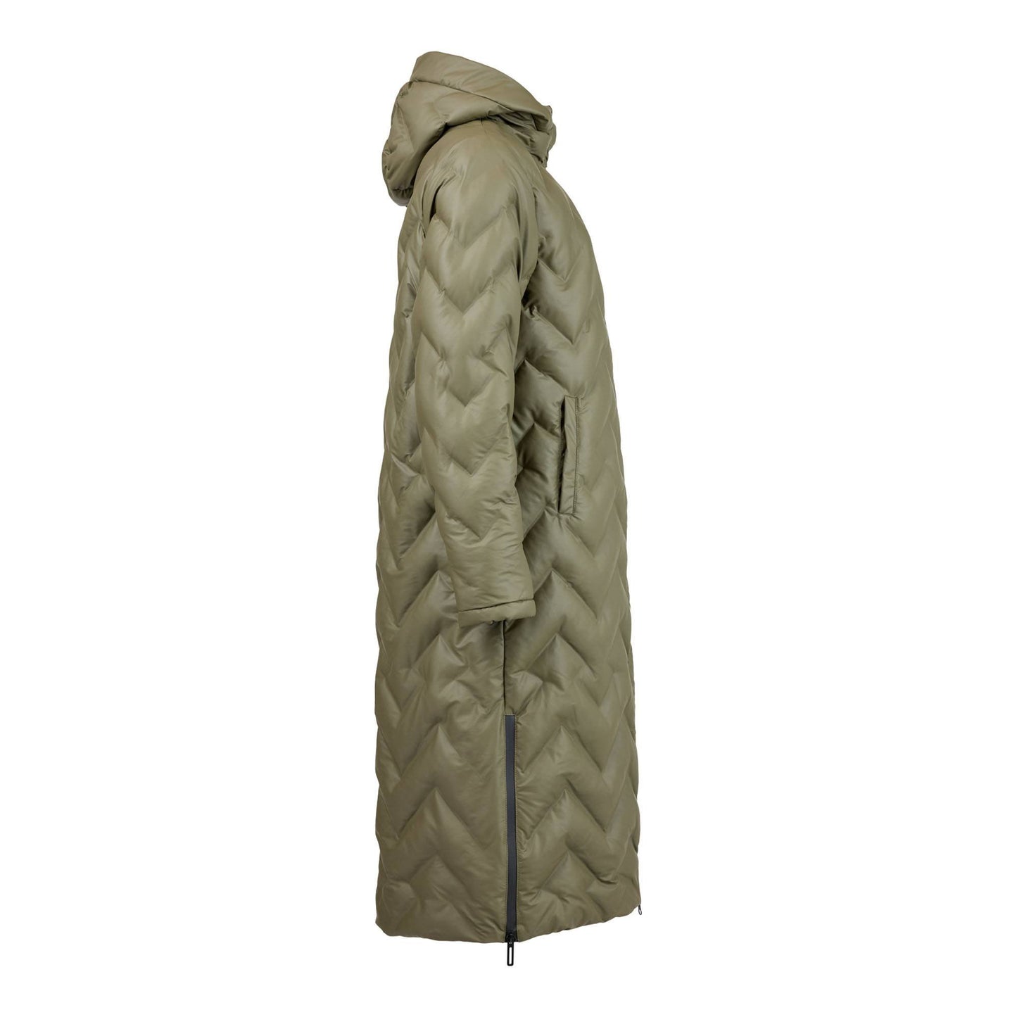 Technical Down Long Coat