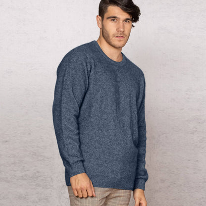 Possum Merino Cambridge Crew Neck Knit